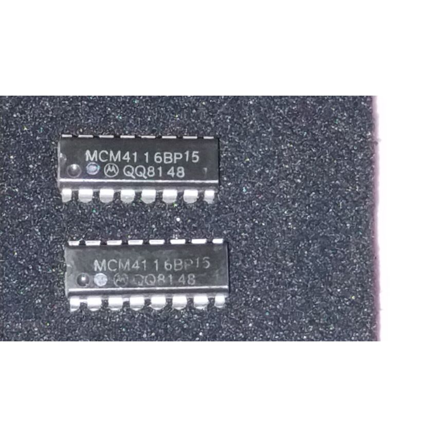 MCM4116BP15, 16K DRAM,DIP-16