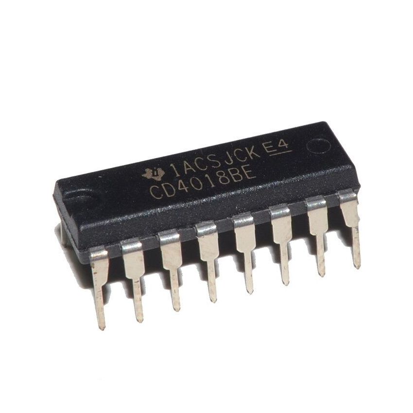 CD4018BE, Presettable Divide-by-N Counter, DIP-16