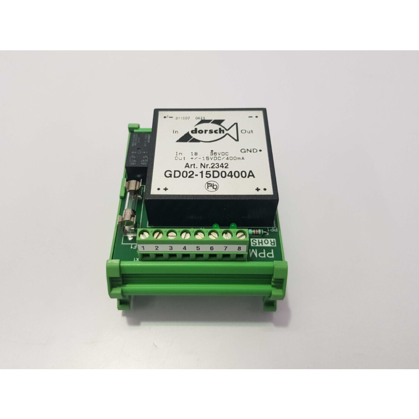 GD02-15D0400A Dorsch DC-DC Converter ±15V 400mA
