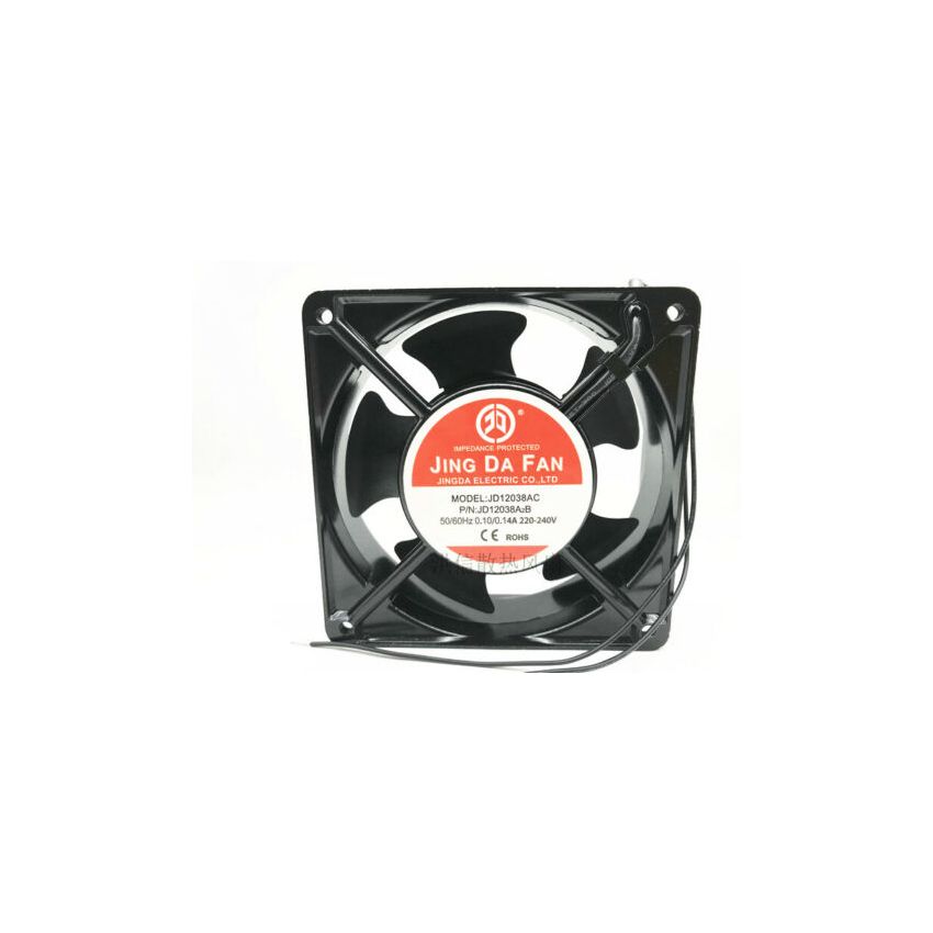 AC EXHAUST FAN JINGDA JD12038AC 50/60 HZ 0.14/0.10