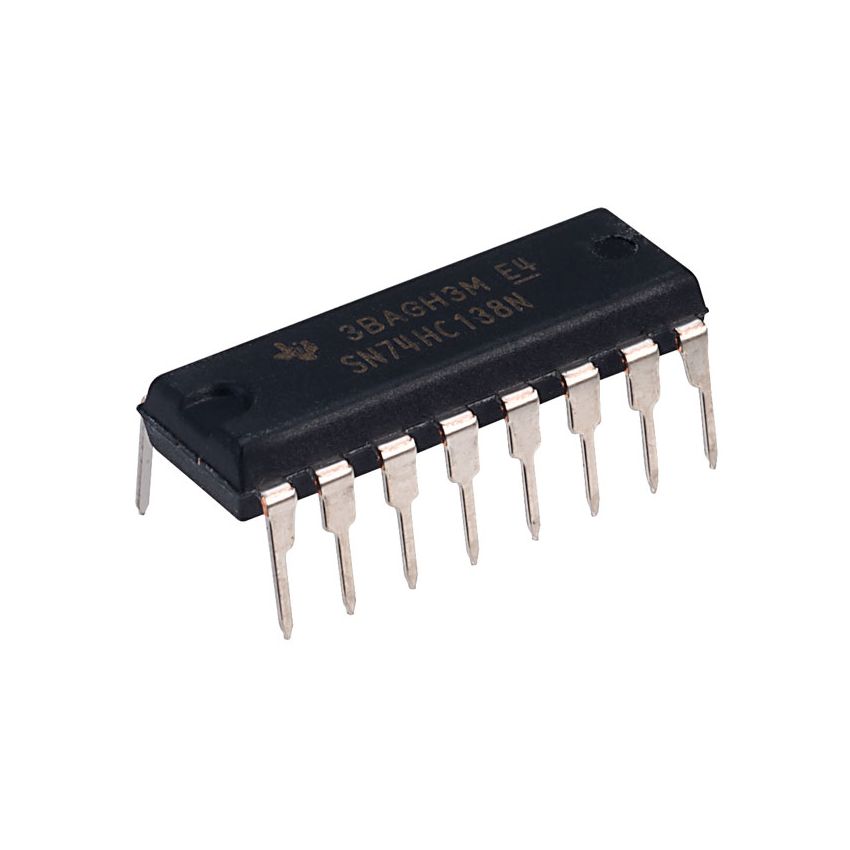 SN74HC138N,3-to-8 Line Decoder,Demultiplexer,DIP-16