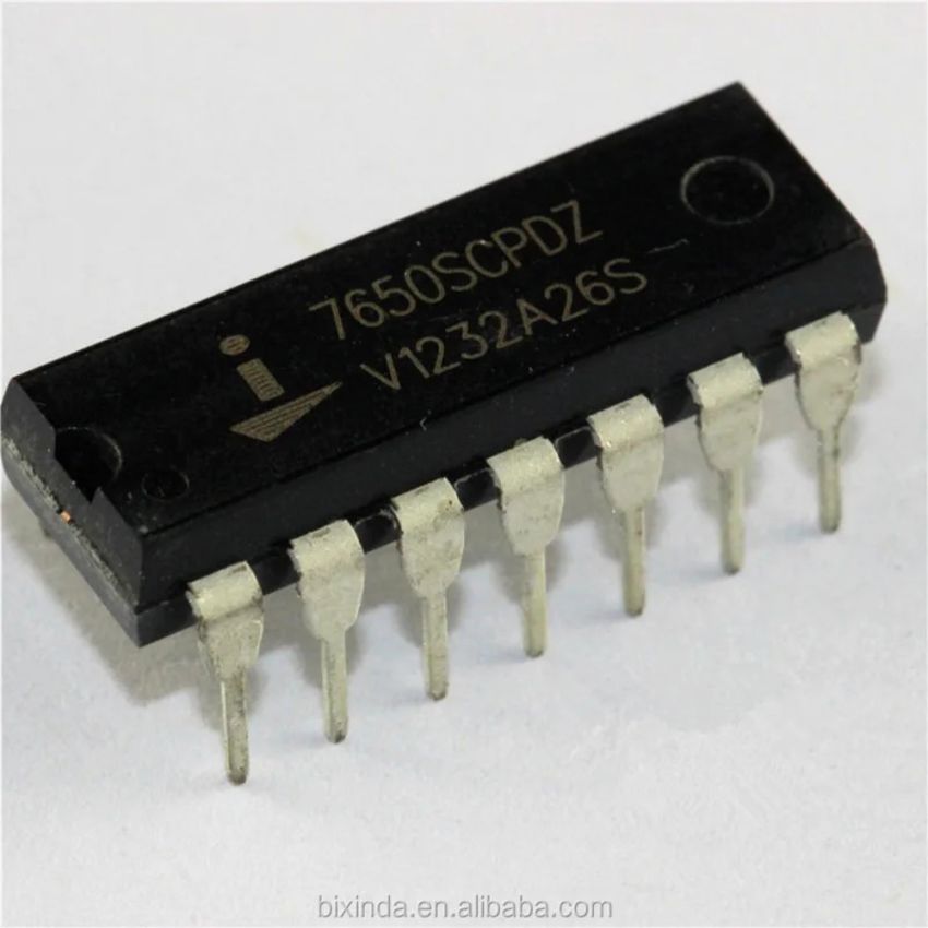 ICL7650SCPDZ ,Chopper-Stabilized Operational Amplifier, 2MHz GBP, DIP Package, Low Offset