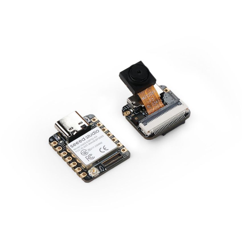 Seeed Studio XIAO ESP32S3 Sense - 2.4GHz Wi-Fi, BLE 5.0, OV2640 camera sensor, digital microphone, 8MB PSRAM, 8MB FLASH, battery charge supported, rich Interface, IoT, embedded ML