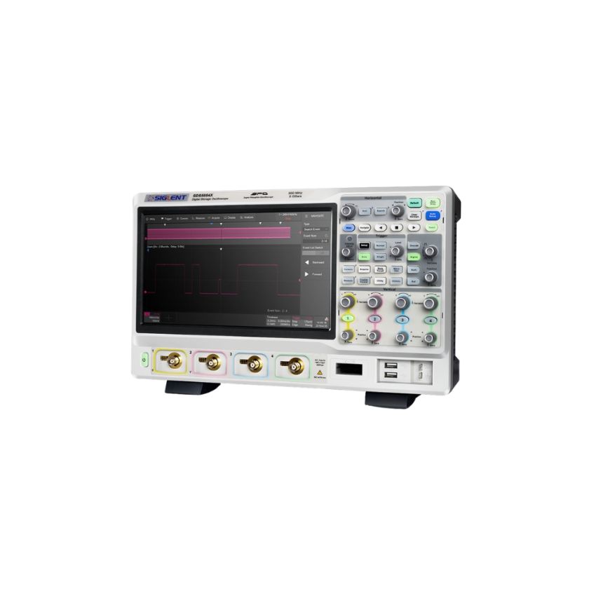 SDS5054X, 4-Channel Oscilloscope, 500 MHz Bandwidth, 5 GSa/s Sampling Rate, 250 Mpts Memory Depth
