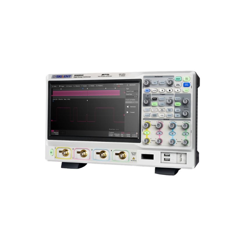 SDS5104X, 4-Channel Oscilloscope, 1 GHz Bandwidth, 5 GSa/s Sampling Rate, 250 Mpts Memory Depth