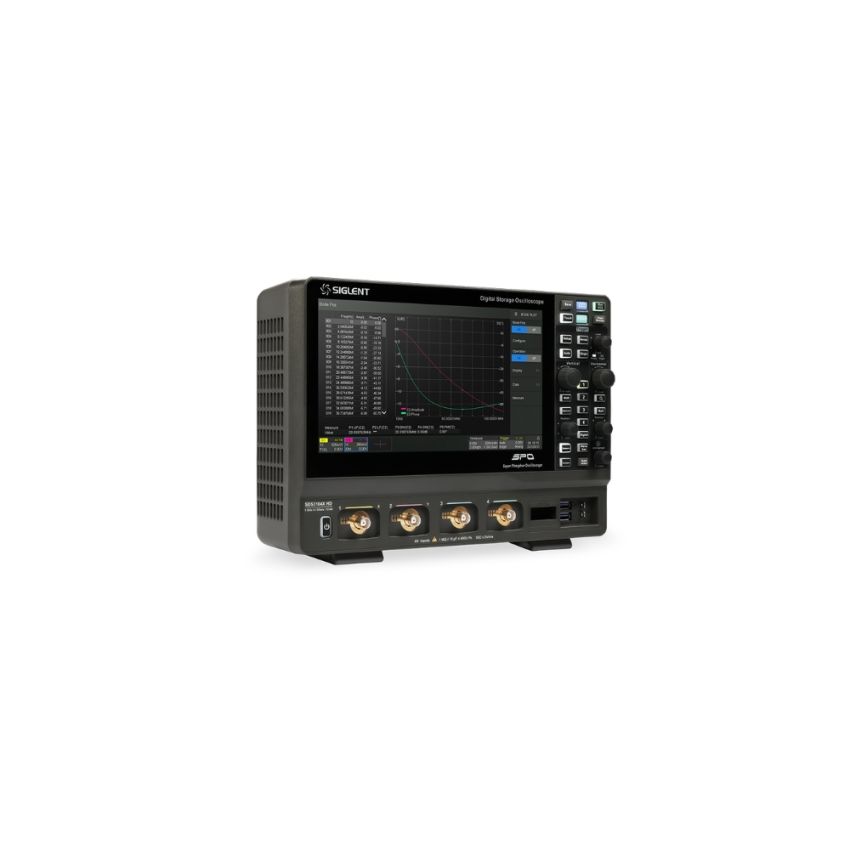 SDS3034X HD, 4CH 350 MHz Oscilloscope, 12-bit ADC, 4 GSa/s, 400 Mpts/ch