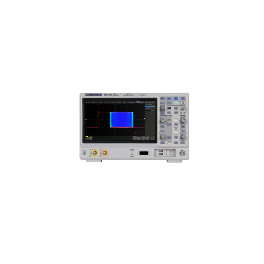 SDS2102X Plus, 2CH Oscilloscope, 100 MHz Bandwidth, 2 GSa/s Sample Rate