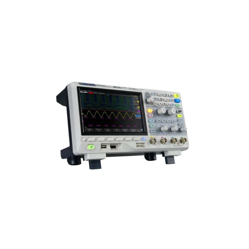 SDS1104X‑E, 4 Channel Oscilloscope, 100 MHz Bandwidth, Super Phosphor Display