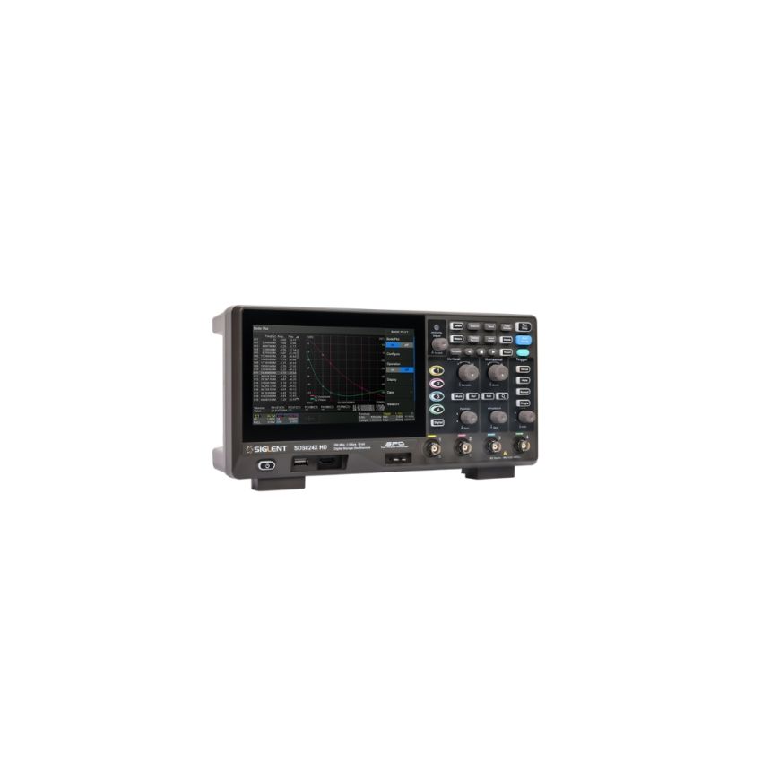 SDS822X HD, 2 CH Oscilloscope, 200 MHz Bandwidth, 12-bit Resolution