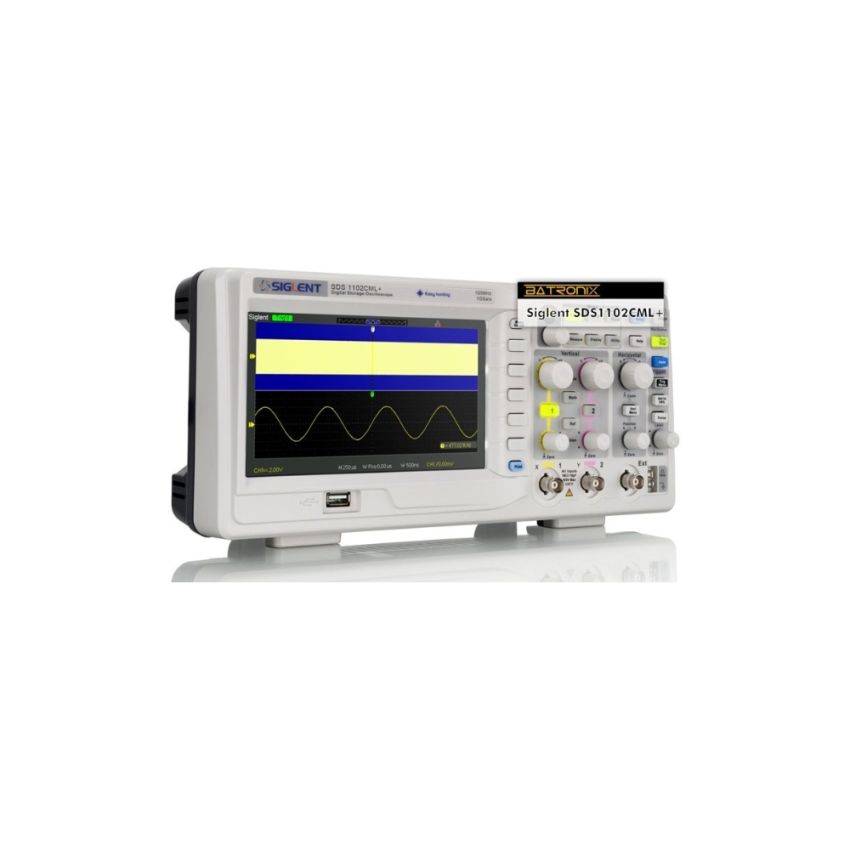 SDS1102CML+, 2 CH Oscilloscope, 100 MHz Bandwidth