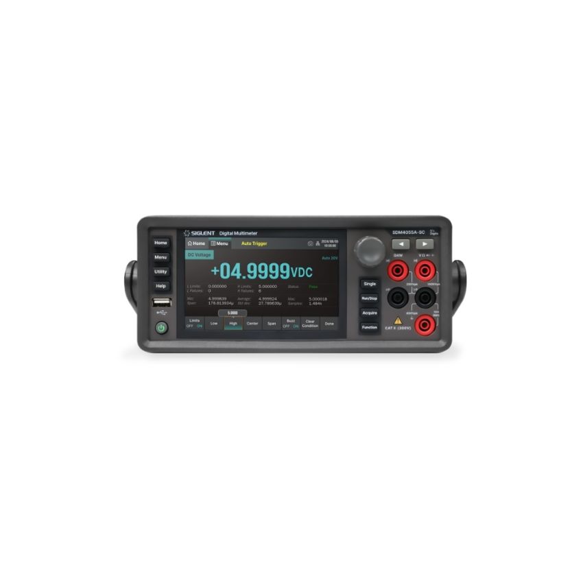 Siglent SDM4055A‑SC, 5½‑Digit Touchscreen Bench Digital Multimeter with 16‑Channel Scanner Card