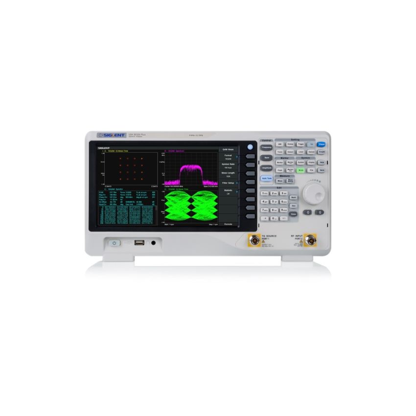 Siglent SSA3021X‑Plus, Benchtop Spectrum Analyzer, 9 kHz–2.1 GHz, Multi‑Touch Display