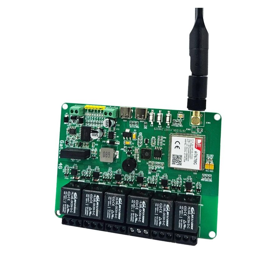 GatePi 6-Channel 4G Connectivity Board Powered by RP2040 – Cellular IoT Control Module for Remote Automation
