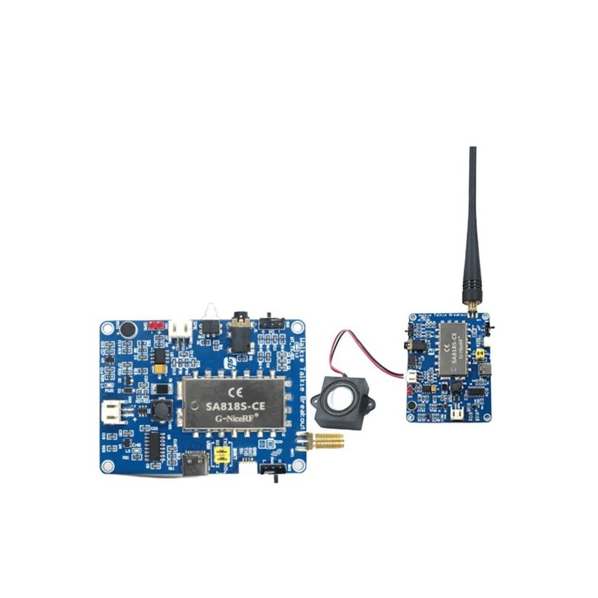 Walkie-Talkie Breakout Board (Set of 2) – Wireless Audio Communication Module for DIY & IoT Projects