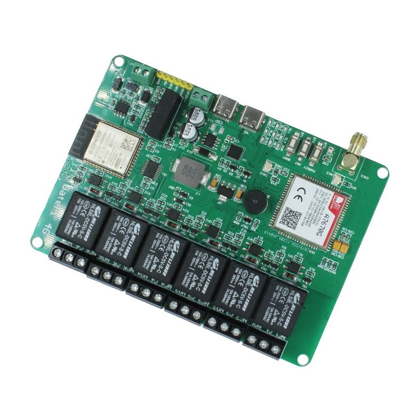 GateFi 6 Channel Powered By ESP32 with 4G Connectivity