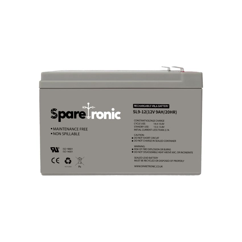 SL9-12 - Sparetronics, 9Ah, 12V, Lead-Acid Battery
