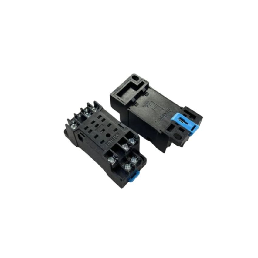 DYF11A ,Relay Socket, 11-Pin, Panel Mount with Screw Terminals