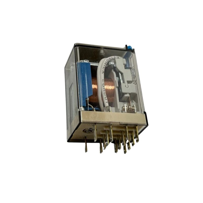 55.34.9.024.0040, Finder Relay Electromagnetic; 4PDT; Ucoil 24VDC; 7A/250VAC; 7A/30VDC