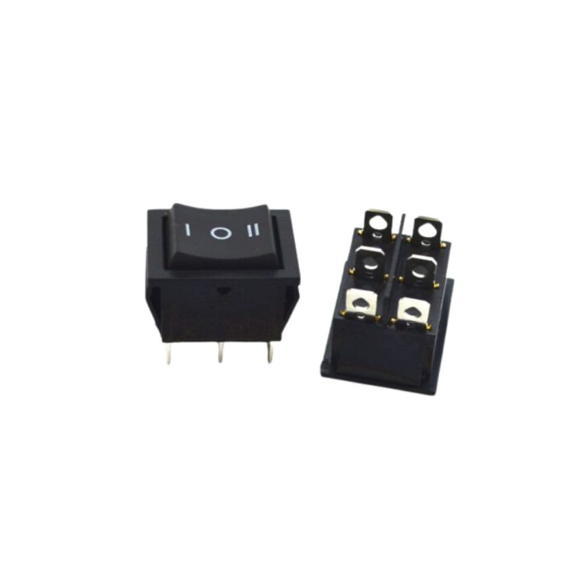 Rocker Switch.On-Off-On,6Pin,15A