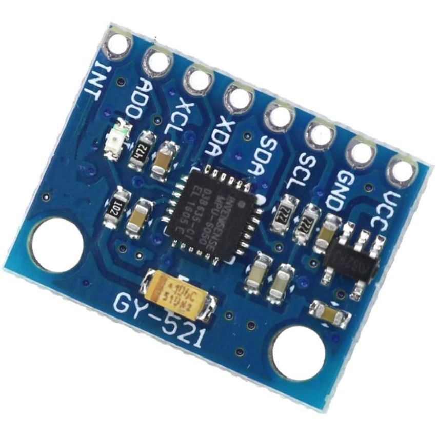 GY-521 (MPU-6050) 6-Axis Gyroscope and Accelerometer - I2C Interface, Motion Detection