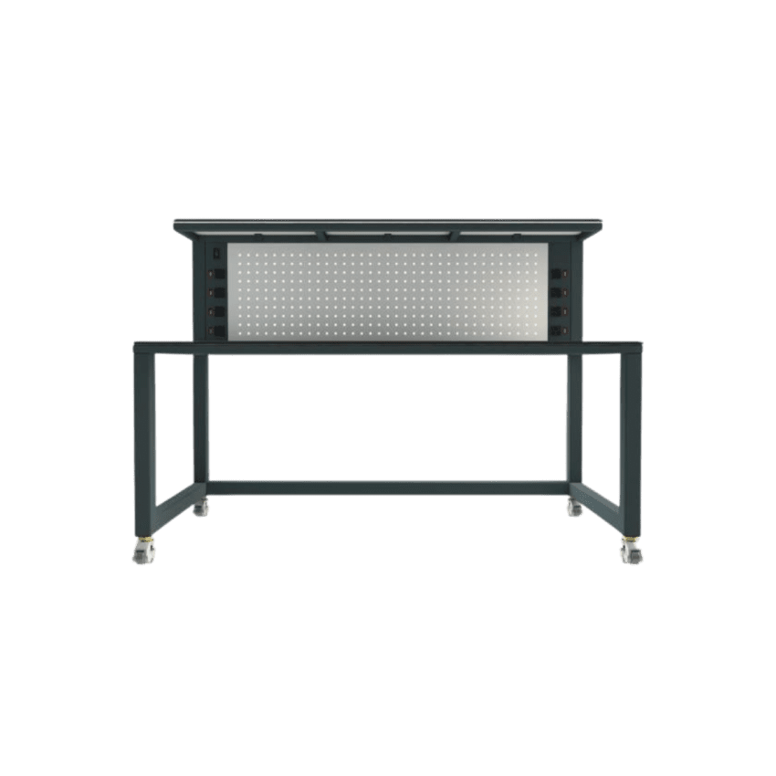 Techcraft ESD Workbench with Integrated Shelf, ESD-Safe Work Surface & Tool Storage