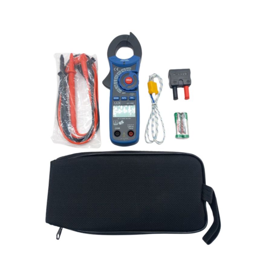 DT-350 AC/DC ,Auto-Ranging Clamp Meter, 400A Current, 600V Voltage Measurement