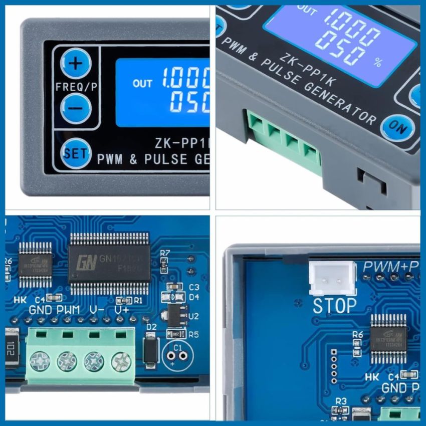 ZK-PP1K,PWM & Pulse Generator,High Precision,Wide Frequency Range