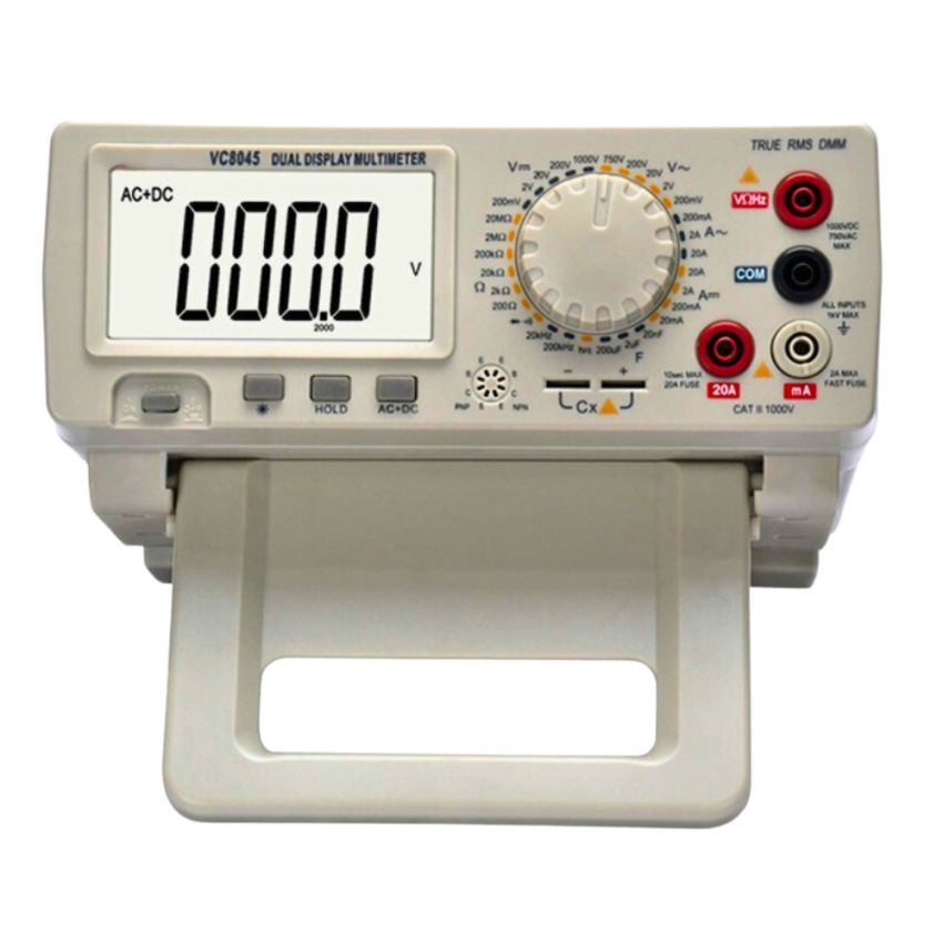 VC8045, LDB Type Digital Multimeter, Dual Display, LCD