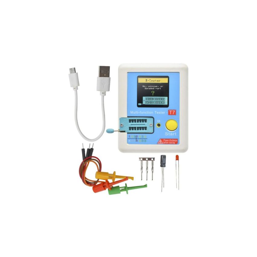 LCR-T7 Multi-Function Tester,Color Display,Compact Design 