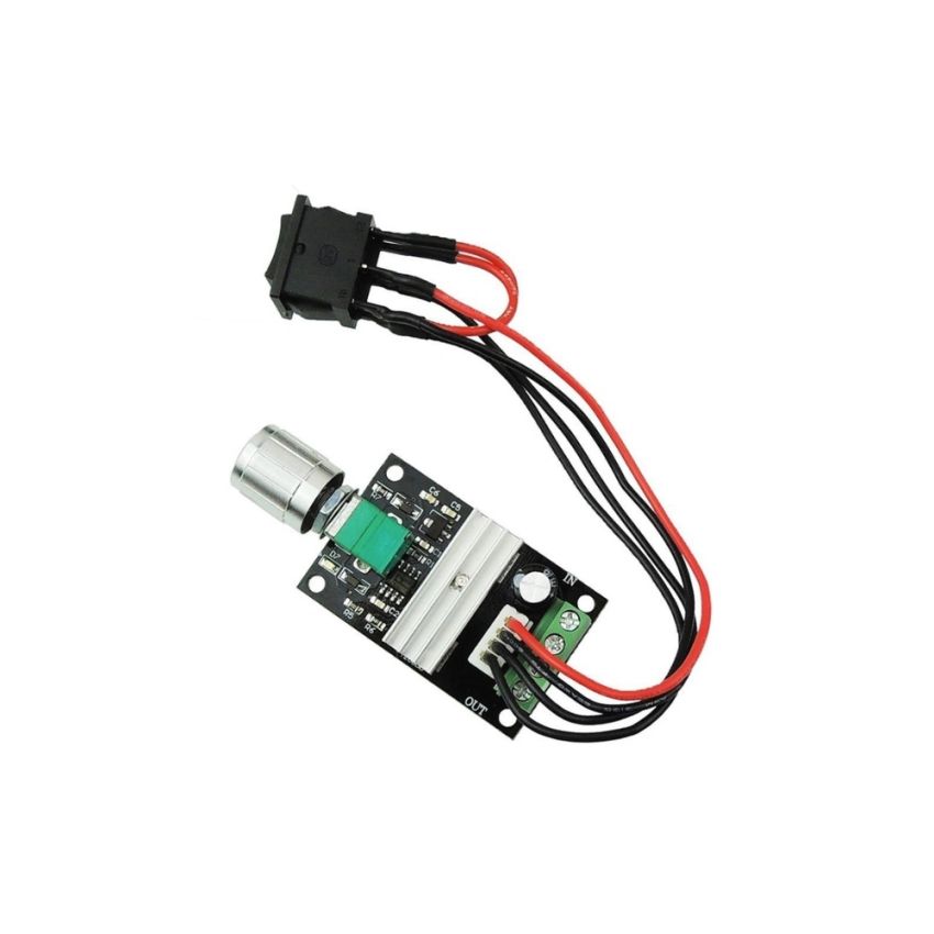 DC PWM Motor Speed Controller Regulator Adjustable Reversible Motor Driver Switch Module - 6V-60V, 10A