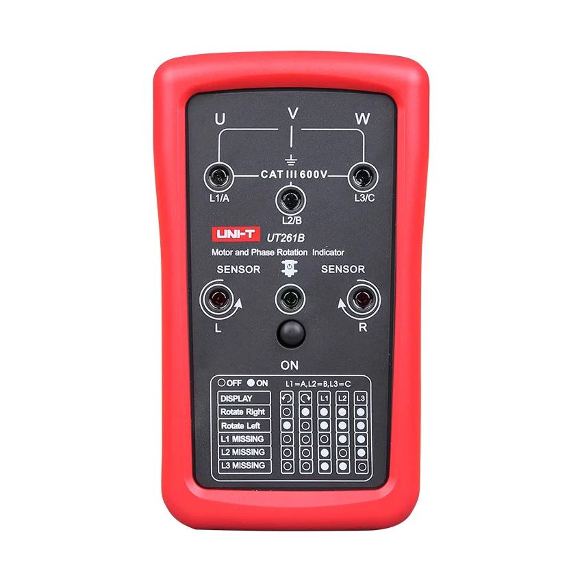 UT261B Phase Sequence and Motor Rotation Indicator