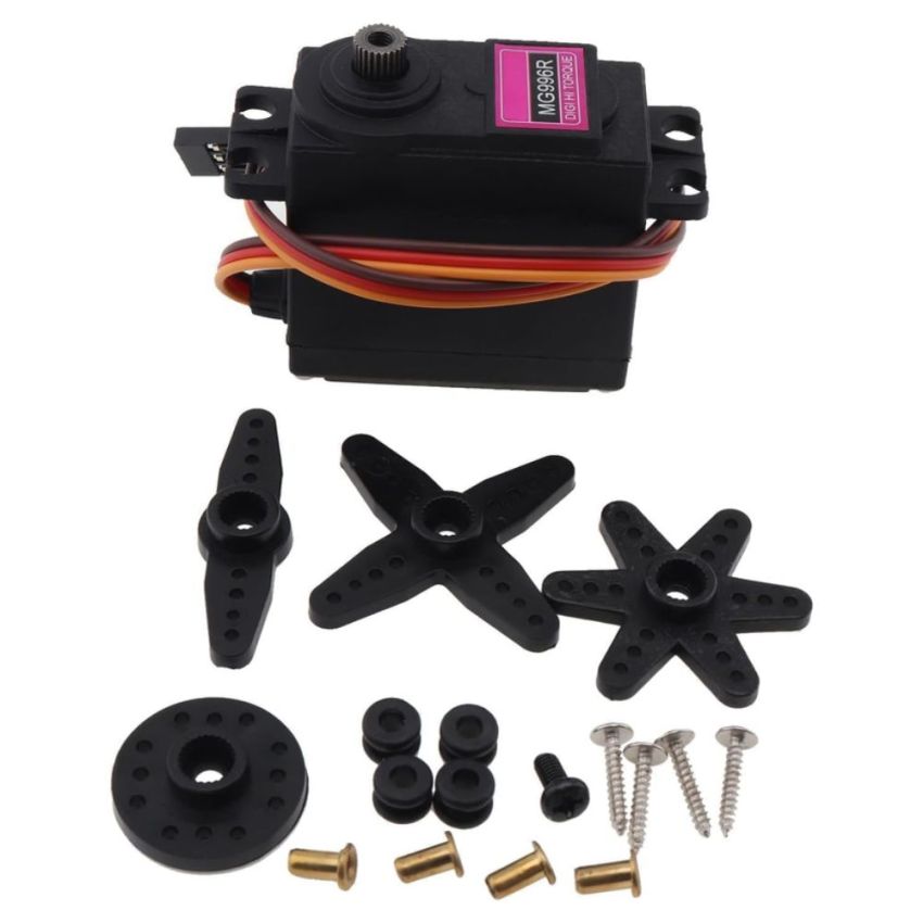 ETMall MG996R Torque Digital High Speed Metal Gear Servo Motor Compatible with Arduino Raspberry Pi Projects,6 Pieces
