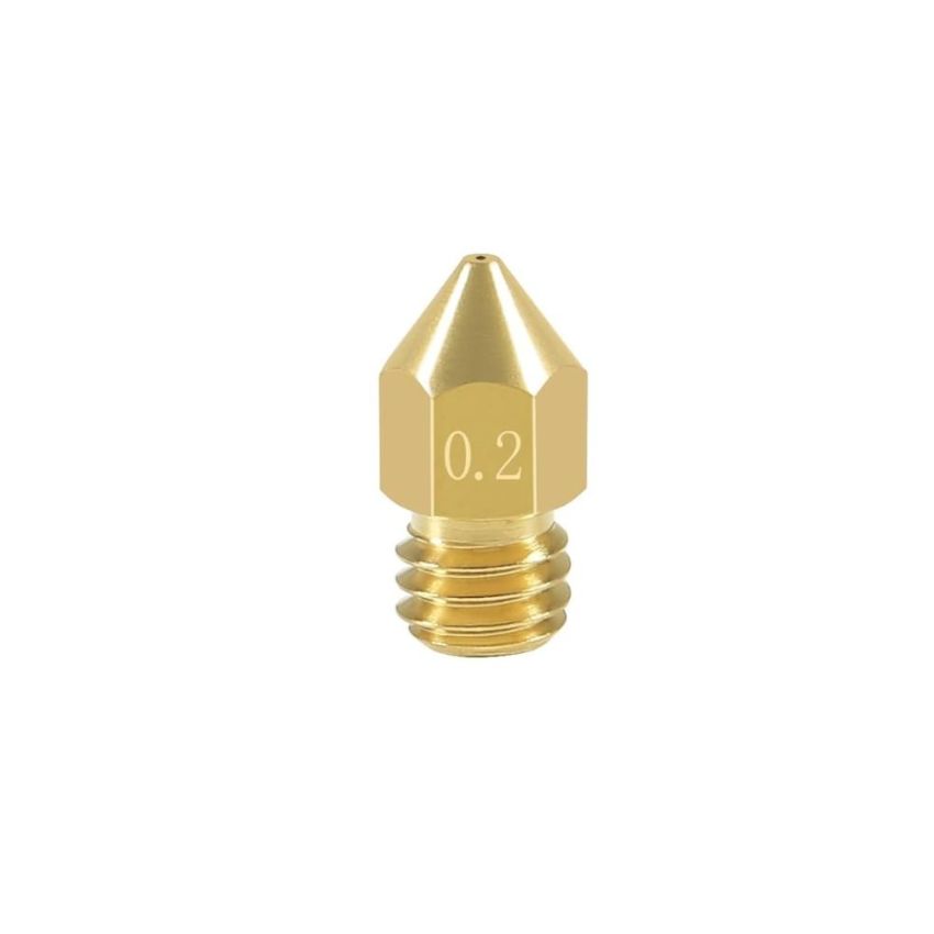 Brass Extruder 3D Printer Nozzle,0.2mm