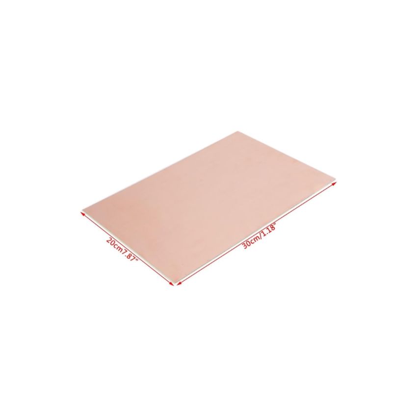 Double-SidedCopper Clad PCB Board, Double-Sided,20x30cm