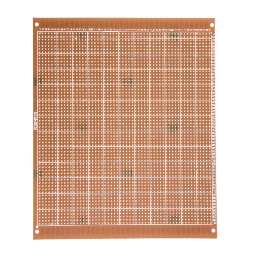 PCB Brown 15x18cm - Single-Sided Perforated Prototype Board