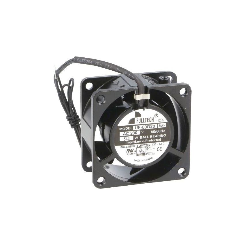 U60D23B-H FULLTECH Fan AC; axial; 230VAC; 60x60x30mm; 13.76m3/h; 27dBA; ball bearing