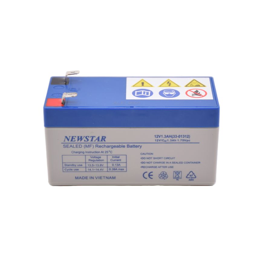 33-01312 - Newstar, 1.3Ah, 12V, Lead-Acid Battery