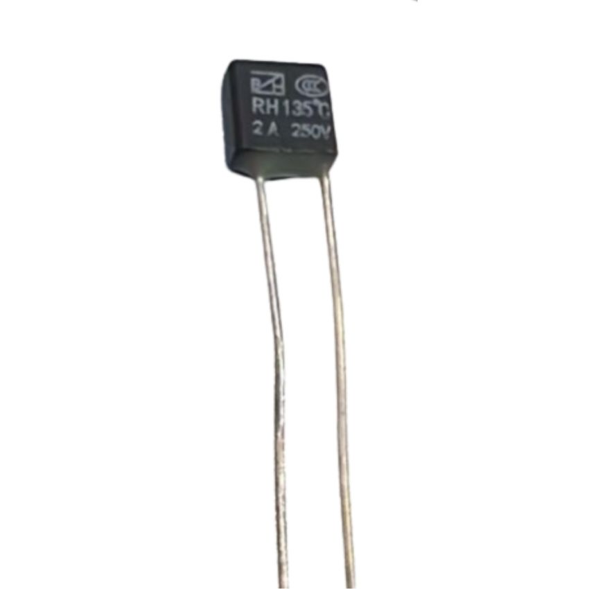 RH135°C Thermal Fuse 2A 250V – Non-Resettable Axial Thermal Cutoff