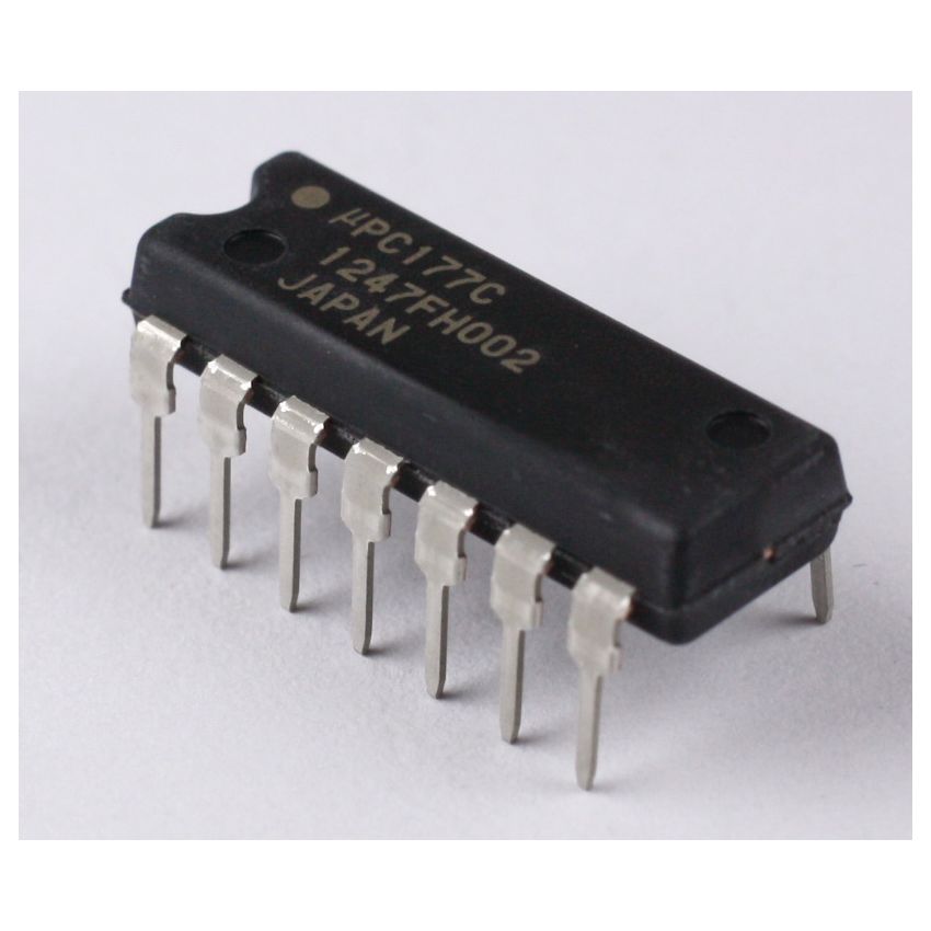μPC177C, Quad Comparator - DIP-14, Single Power Supply, Low Offset Voltage