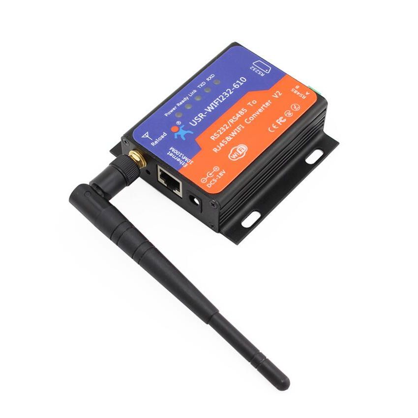 USR-WIFI232-610 RS232/RS485 TO RJ45 & WIFI CONVERTER V2