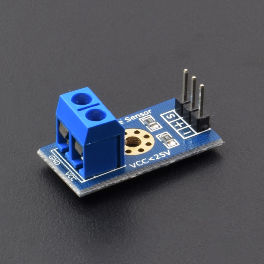 REES52 Voltage Sensor Detection Module, 0-25V DC Input, Analog Output
