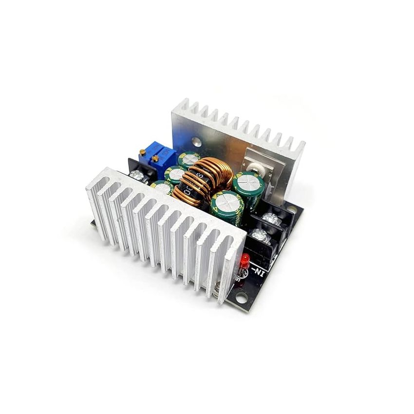 300W 20A DC-DC Buck Converter Module – Input 6V-40V, Output 1.2V-36V
