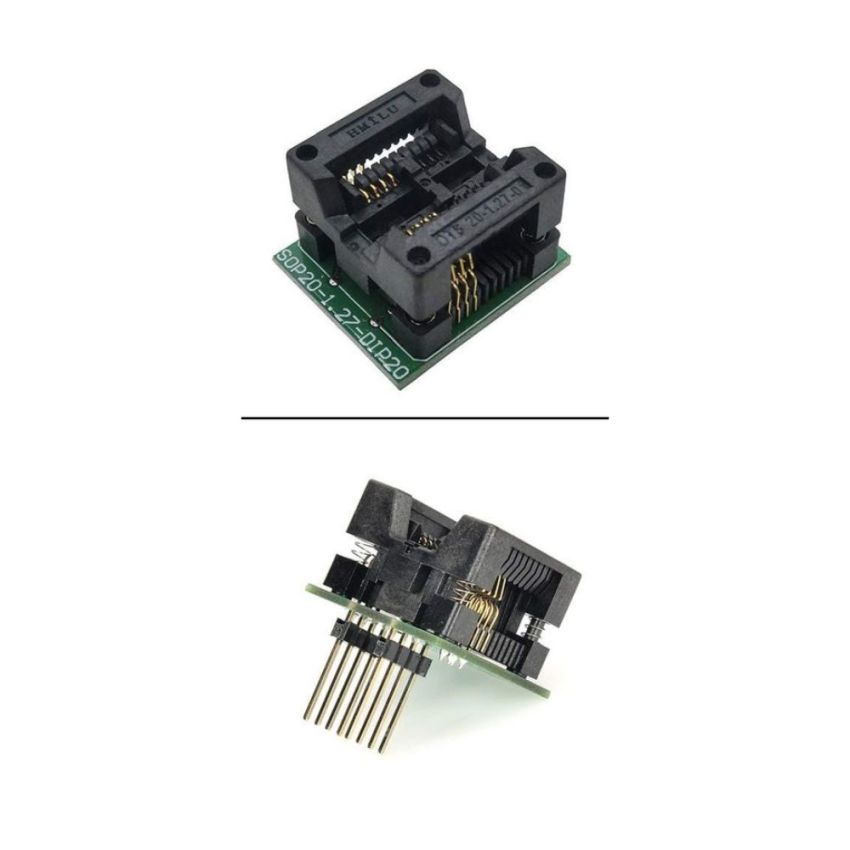 SOP20 to DIP20 Adapter Socket Converter Module,1.27mm