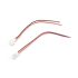 JST Connector with Cable,150mm Length, 2.0mm Pitch, 2 Pin,(M/F),White