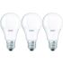 Osram LED Lamp/E27 Base/Warm White (2700 K)/Replaces 60 W Incandescent Bulbs/8.50 W/Frosted/LED Base Classic A (Pack of 3)