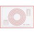 Sky Touch Baking Mat, Non Stick Silicon Rolling Pastry Mat,Kneading Pad Sheet Glass Fiber Rolling Dough Large Size For Cake Macaron Kitchen Tools, Red,White, Sk3C3001-Baking 60 X 40CM