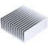 50mm Aluminum Heat Sink, 50 x 50 x 20 mm, Efficient Thermal Dissipation
