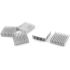 Aluminum Heat Sink- 35x 35mm Square Design, High-Efficiency Cooling for Electronic Components