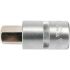 YT-04386 ,Socket Bit Hex, 12mm, 1/2-Inch Drive, Stainless Steel