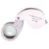 RVS LED Light 6-Shaped Jewelry Magnifier 40X 25mm Illuminated Loupe